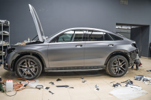 Оклейка всего кузова в сатиновый полиуретан для Mercedes-Benz GLE53 AMG