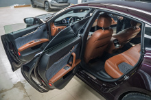 Тюнинг + полировка + оклейка передней оптики Maserati Quattroporte 2017