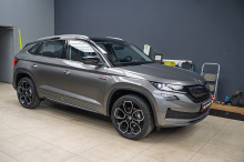 110289 Полная оклейка Skoda Kodiaq GT антигравийной пленкой