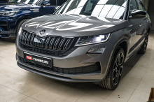 110289 Полная оклейка Skoda Kodiaq GT антигравийной пленкой