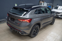 Полная оклейка Skoda Kodiaq GT антигравийной пленкой