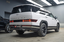 110725 Оклейка зоны риска нового Hyundai Santa Fe 2023+ против сколов и царапин на ЛКП