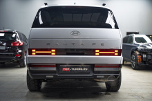 Оклейка зоны риска нового Hyundai Santa Fe 2023+ против сколов и царапин на ЛКП