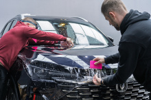 110884 Оклейка зоны риска + тонировка задней полусферы Changan UNI-S