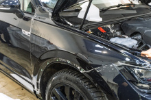 Защита всего кузова + доводчики в двери Volkswagen Touareg III из Германии