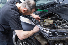 Оклейка кузова сатиновой пленкой, шумоизоляция для нового BYD Tang