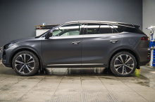 Оклейка кузова сатиновой пленкой, шумоизоляция для нового BYD Tang