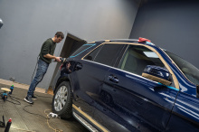 Детейлинг кузова и салона Mercedes-Benz ML III – PDR, полировка и химчистка 