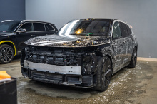 Полная оклейка кузова сатиновой пленкой + антихром для нового Lixiang L7 