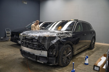 111380 Полная оклейка кузова сатиновой пленкой + антихром для нового Lixiang L7