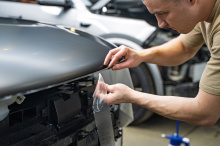 111380 Полная оклейка кузова сатиновой пленкой + антихром для нового Lixiang L7