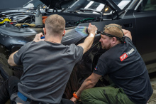 111380 Полная оклейка кузова сатиновой пленкой + антихром для нового Lixiang L7