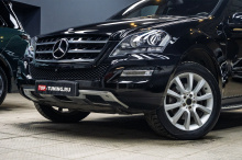 111555 Оклейка зоны риска + полная керамика + химчистка салона Mercedes M-class III