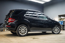 Оклейка зоны риска + полная керамика  + химчистка салона Mercedes M-class III