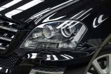 111555 Оклейка зоны риска + полная керамика + химчистка салона Mercedes M-class III