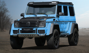 Небесно-голубой карбоновый Mercedes-Benz G500 - лучший автомобиль этого лета
