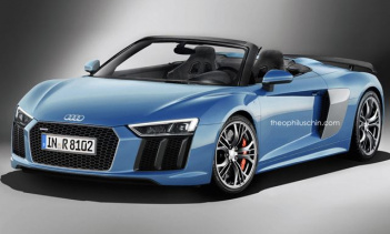Будем надеяться, Audi R8 Spyder будет выглядеть так