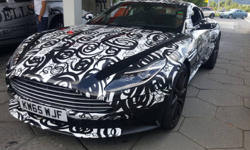 AMG Biturbo Aston Martin DB11 был замечен на Нюрбургринге