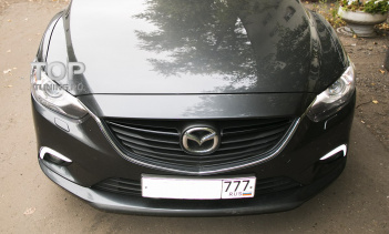 Установка дневных ходовых огней на Мазду 6 GJ