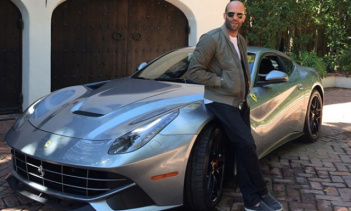 Звезда ''Форсажа'' позирует с Ferrari F12 Berlinetta