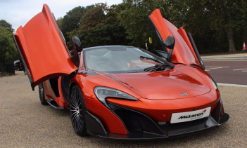 MSO Volcano Orange McLaren 675LT Spider продается за 423,950 фунтов