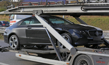 Шпионские снимки 2018 Mercedes-Benz E-Class Coupe без камуфляжа
