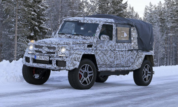 Mercedes-Benz 500 4x4 Convertible - первые шпионские снимки