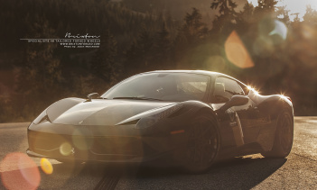 Великолепный Ferrari 458 Italia на дисках Brixton