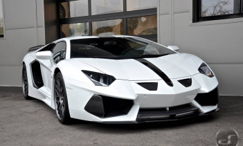 Белый Lamborghini Aventador Hamann от DS