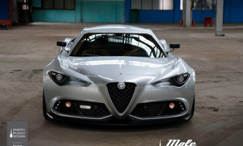 Итальянская тюнинг-фирма Mole Design показала безумный Alfa Romeo 4C.