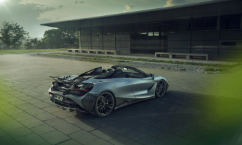 Novitec установил автомобиль на колеса Vossen. Этот 720S получит 20- и 21-дюймовые колеса с шинами Pirelli P Zero. 720S также стал на 30 миллиметров ниже, чем стандартная модель.