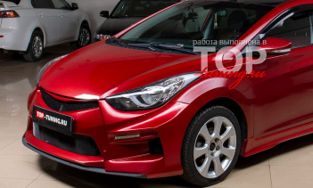 УСТАНОВКА ОБВЕСА ТРИАЛ ДЛЯ ХЕНДАЙ ЭЛАНТРА 5    TOP-TUNING WORKSHOP - МОСКВА - ТКАЦКАЯ 12