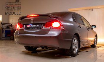 102999 Установка спойлера Modulo на Honda Civic 8 4D