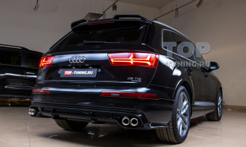 Спойлер + диффузор заднего бампера с насадками STRIKE DELUXE