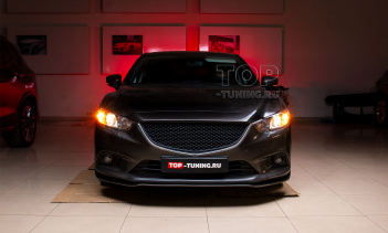 Модернизация штатной решетки радиатора Мазды 6 - ставим декоративную сетку Пропеллер