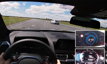 Porsche Taycan против BMW M8 Gran Coupe