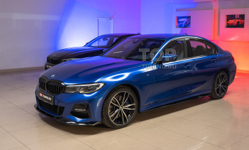 Юбка на передний бампер - Обвес Либерти - Тюнинг БМВ 3 серии 2018+