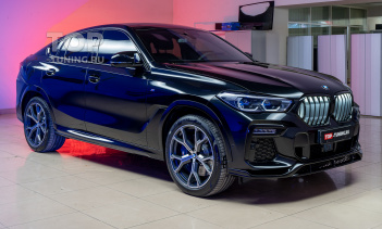 Тюнинг BMW X6 G06 - оригинальный сплиттер на передний бампер - Обвес Renegade