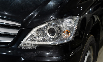 Оклейка фар. Защита от камней и царапин. 