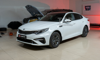 105778 Внешний тюнинг Киа Оптима 4 - спойлер Advance