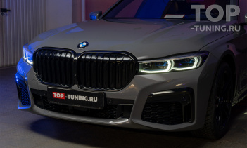 Оклейка кузова БМВ 7 серии премиальной пленкой STEK Platinum