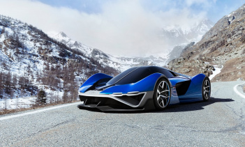 IED описывает A4810 как «супер-берлинет» и говорит, что Формула-1 вдохновила его аэродинамику. Огромный передний сплиттер сочетается с единственной полосой в передней части автомобиля, идущей назад по куполу, обшивка кузова перетекает через колеса и 