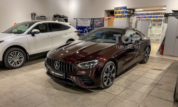 106605 Установка электронного выхлопа Thor на новый Mercedes-Benz E class