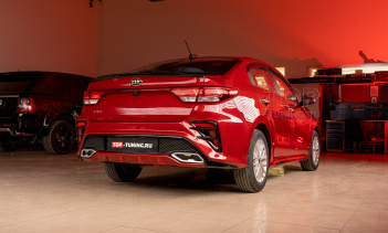 Задний бампер для Kia Rio 4 – Обвес Barracuda S