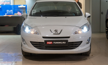 Замена ламп подсветки номера (номерного знака) Peugeot 408 в Москве