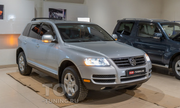 107315 Тюнинг оптики Volkswagen Touareg 1 – замена линз