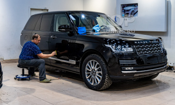 Восстановительная полировка и керамика для Range Rover под ключ в Top Tuning Москва