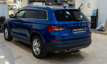 Установка диффузора и выхлопа для Skoda Kodiaq I поколения