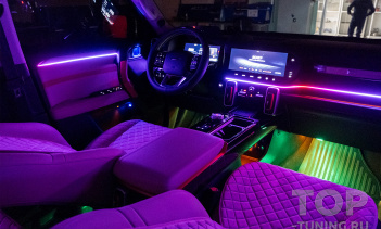 107983 Светодиодная подсветка салона Haval Dargo – Установка набора М4 18 в 1