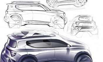 Третья модель Smart #5 concept дебютирует на Пекинском автосалоне на следующей неделе